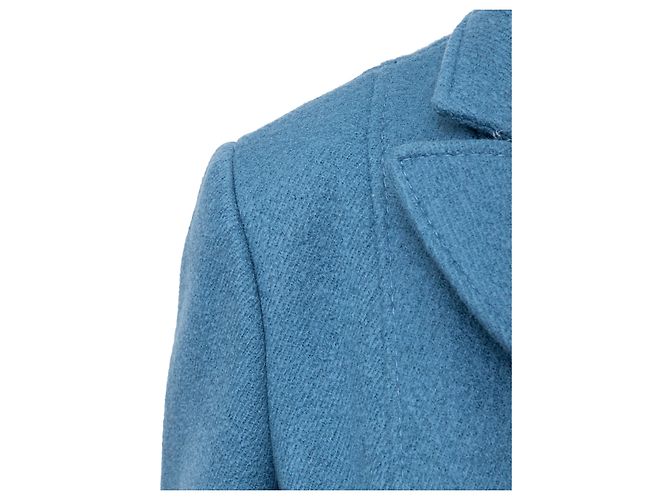 Abrigo de lana Moschino Cheap and Chic Azul - vista 6