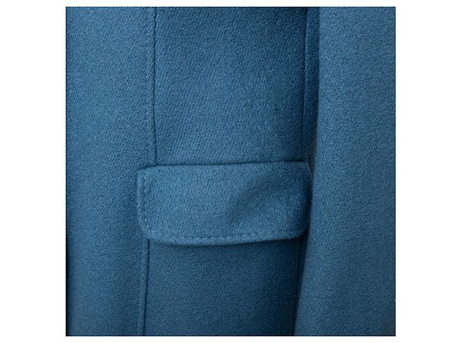 Abrigo de lana Moschino Cheap and Chic Azul - vista 7
