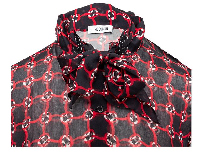 Camisa estampada Moschino Negro - vista 4