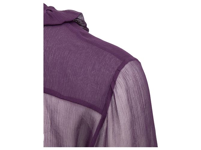 Camicia Moschino Cheap and Chic con canotta Porpora - vista 10