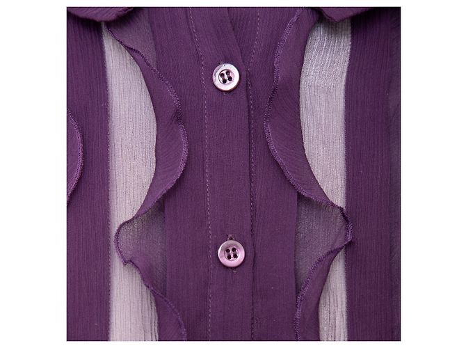 Camicia Moschino Cheap and Chic con canotta Porpora - vista 15