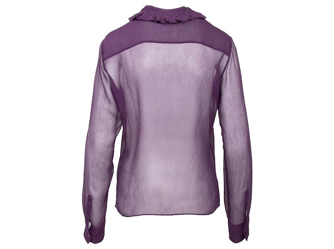 Camicia Moschino Cheap and Chic con canotta Porpora - vista 5