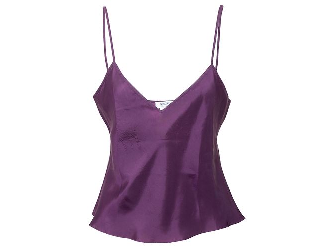 Camicia Moschino Cheap and Chic con canotta Porpora - vista 6