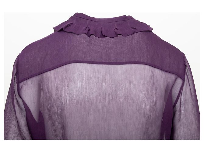 Camicia Moschino Cheap and Chic con canotta Porpora - vista 9