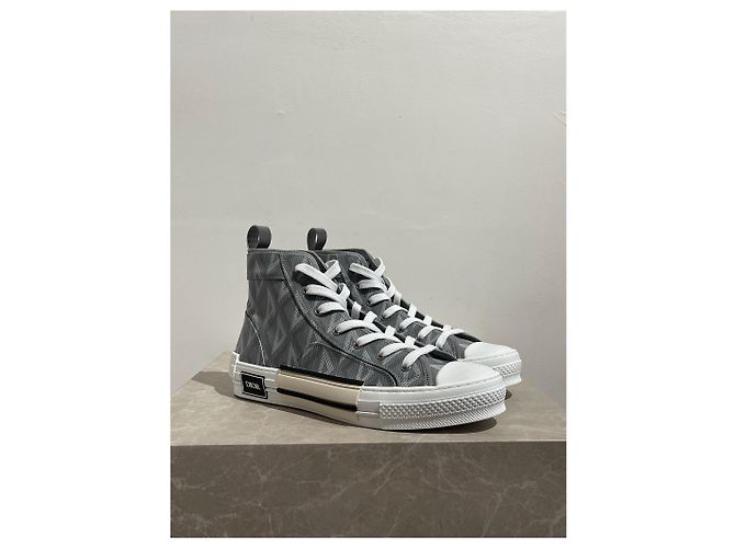 Scarpe DIOR T.EU 42 Tessuto Grigio - vista 2