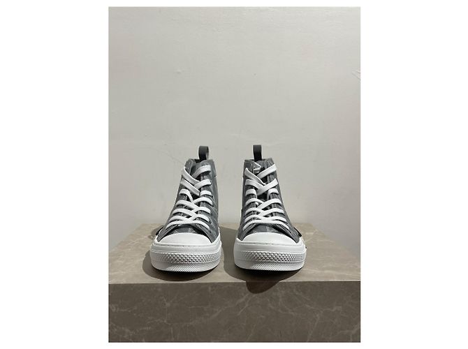 Scarpe DIOR T.EU 42 Tessuto Grigio - vista 3