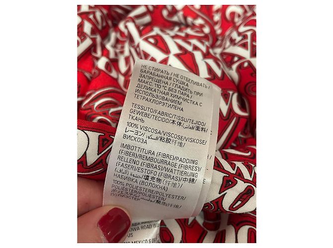 Blanket Sciarpe BALENCIAGA T. Viscosa Rosso - vista 6