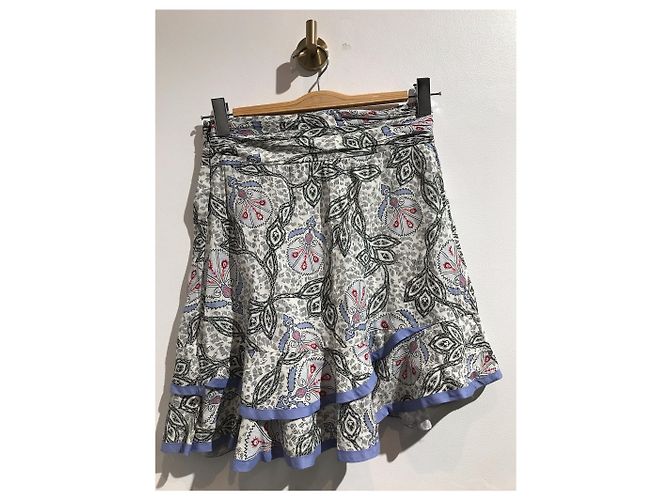 Faldas ISABEL MARANT T.International S Viscosa Multicolor - vista 3