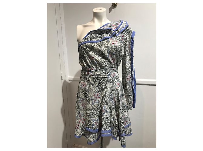 Faldas ISABEL MARANT T.International S Viscosa Multicolor - vista 6