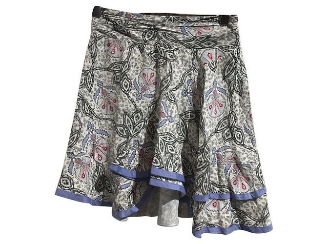Faldas ISABEL MARANT T.International S Viscosa Multicolor - vista 7