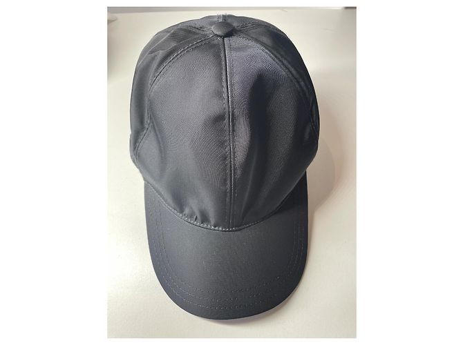 Berretto Prada Nero in Nylon XL - vista 3