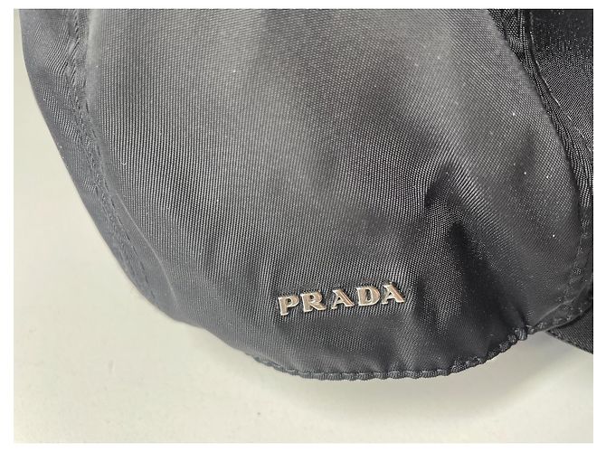 Berretto Prada Nero in Nylon XL - vista 4