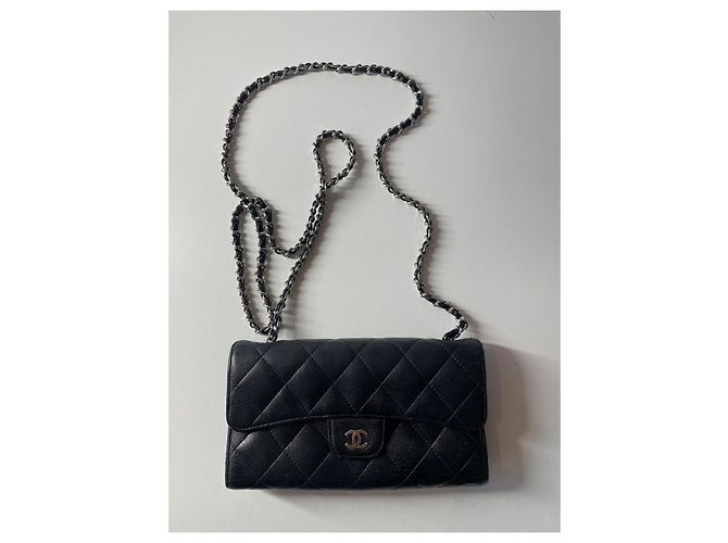 Chanel Borse, portafogli, pochette Nero Porpora - vista 2