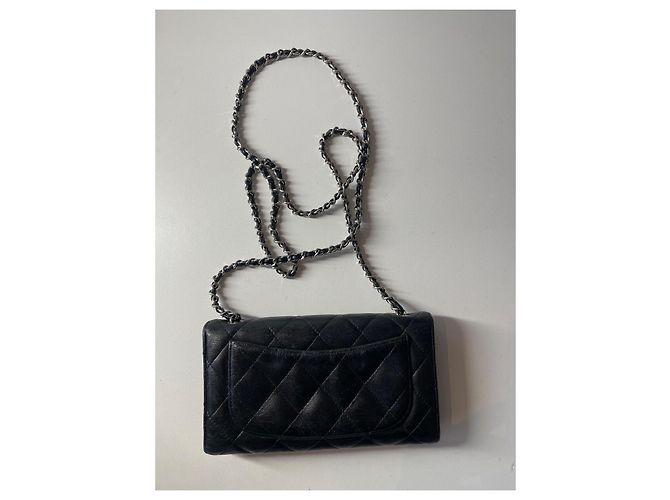 Chanel Borse, portafogli, pochette Nero Porpora - vista 3