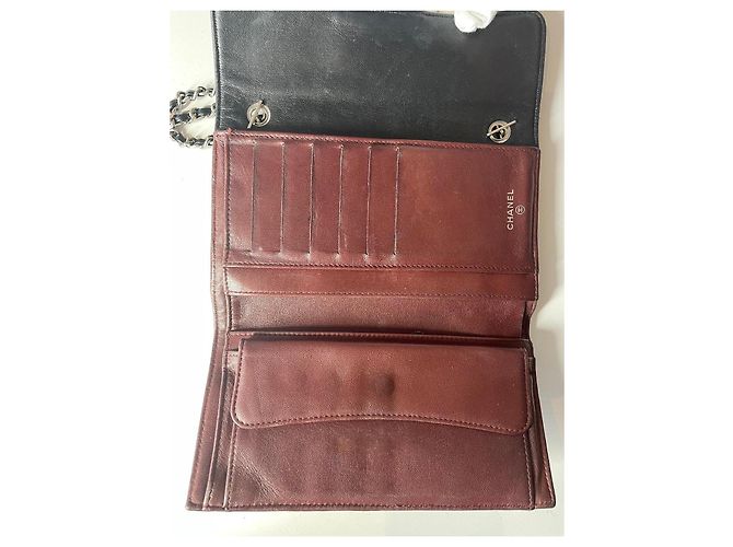 Chanel Borse, portafogli, pochette Nero Porpora - vista 5