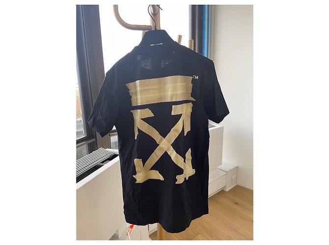 Camiseta Off White negra de algodón XS Negro - vista 3