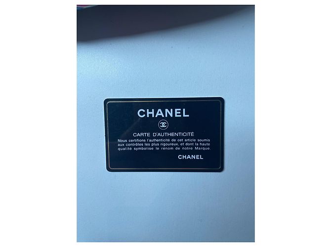 Chanel Schultertasche aus mehrfarbiger Seide Mehrfarben - Ansicht 12