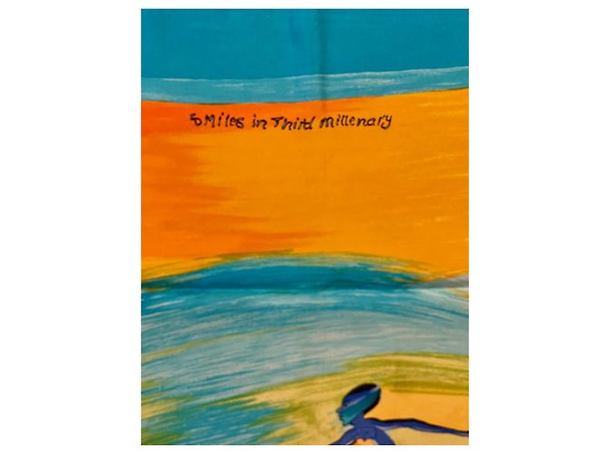 Foulard Hermès Smiles in third millenary Multicolore 90x90 - vista 6
