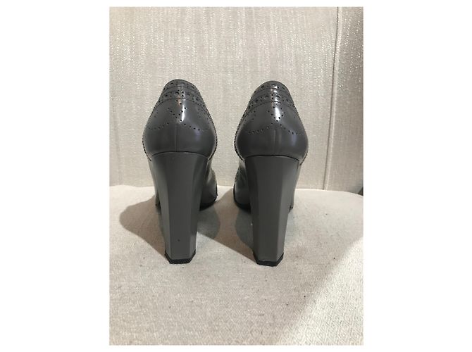 MIU MIU Absätze T.EU 39 Leder Grau - Ansicht 4