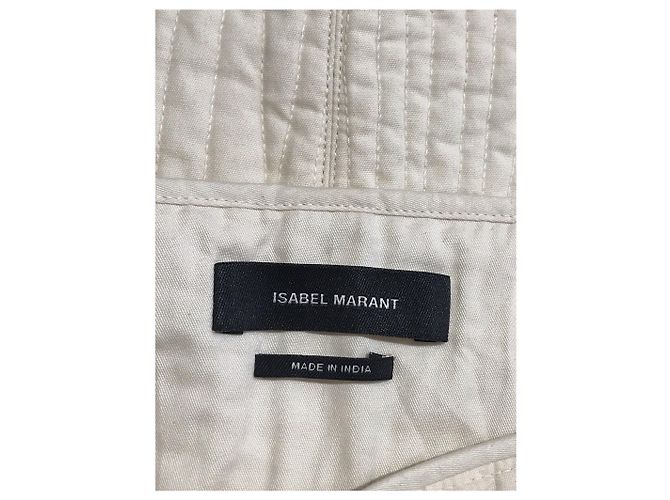 Faldas ISABEL MARANT T.International XS Algodón Beige - vista 3