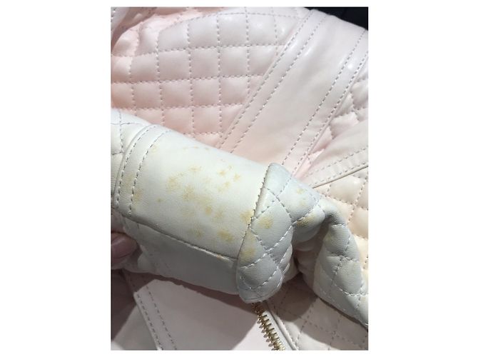 Chaquetas BALMAIN T.Internacional XS Cuero Rosa - vista 5