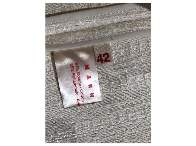 Faldas MARNI T.International M Algodón Beige - vista 4