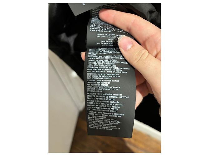 PRADA Jacken T.International M Synthetisch Schwarz - Ansicht 10