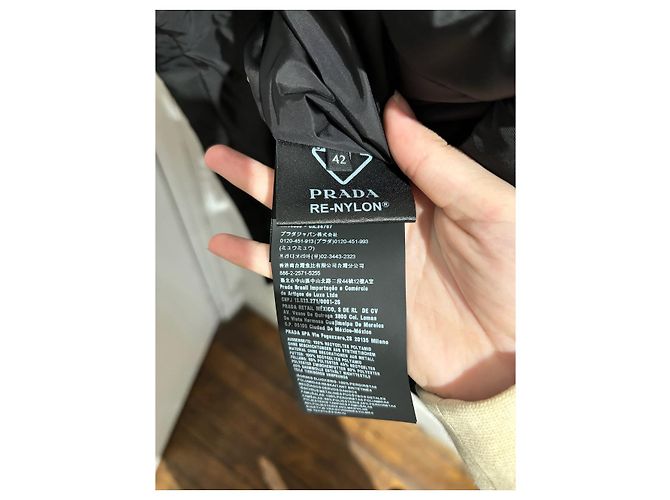 PRADA Jacken T.International M Synthetisch Schwarz - Ansicht 8