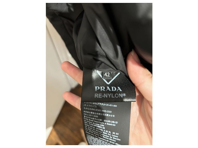 PRADA Jacken T.International M Synthetisch Schwarz - Ansicht 9