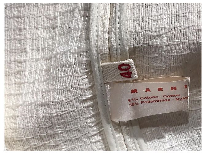 MARNI Chaquetas T.International S Algodón Beige - vista 4