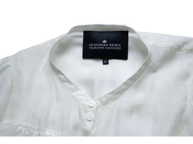 Designers Remix x Charlotte Eskildsen, Camicia bianca Bianco - vista 5