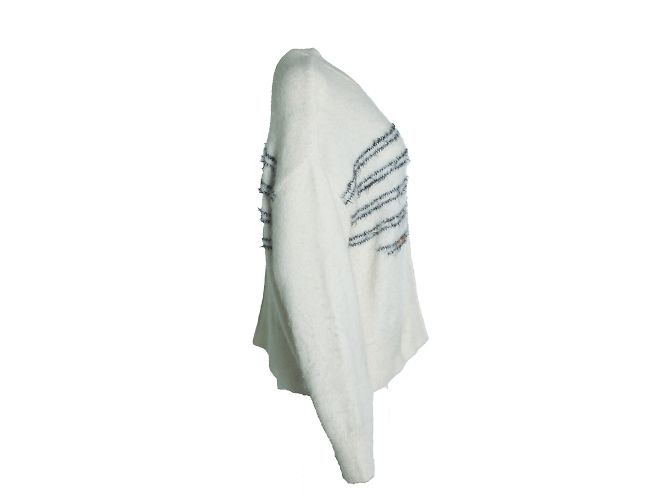 Closed Fechado, malha em off white Branco - vista 3