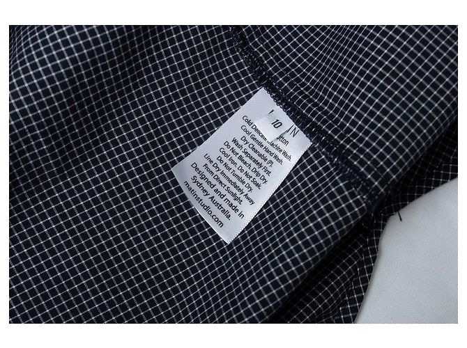 Autre Marque Matin, camicia a maniche corte a quadri Blu - vista 6