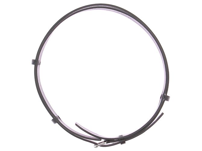 DIOR Gürtel T.cm 85 aus Leder Schwarz - Ansicht 6