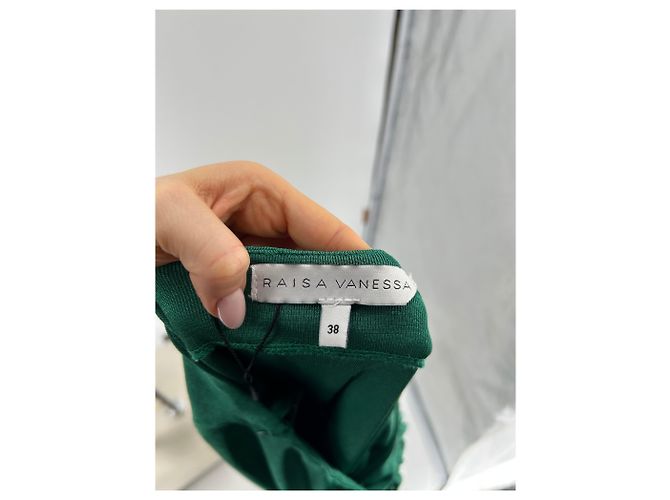 Autre Marque Raisa Vanessa Kleider T.FR 38 Polyester Grün - Ansicht 2