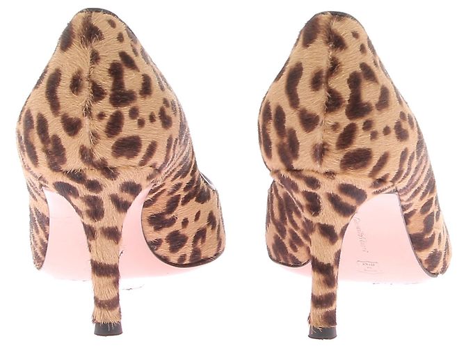 Gianvito Rossi Absätze T.EU 36 aus Pony-Leder Braun - Ansicht 4