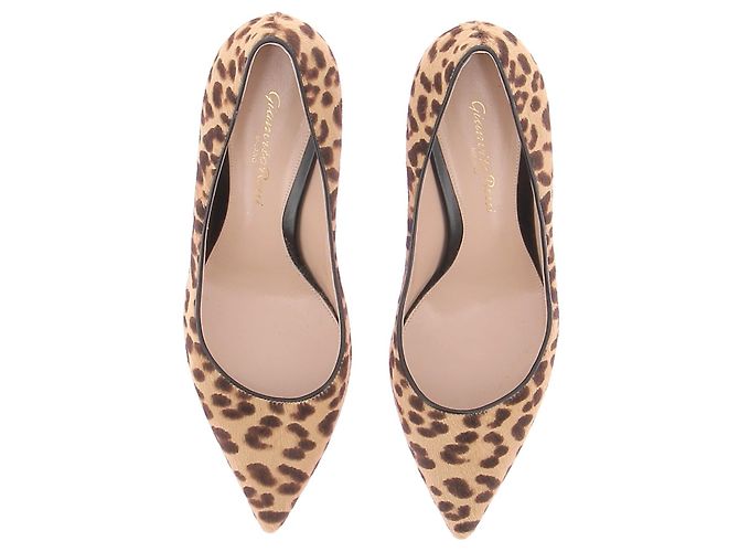 Gianvito Rossi Absätze T.EU 36 aus Pony-Leder Braun - Ansicht 6