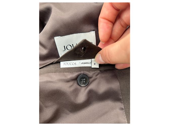 Autre Marque Non Signé / Unsigned jackets T.0-5 0 Polyester Brown - view 2