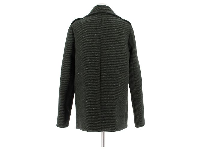 Abrigos Dior T.FR 38 Lana Verde - vista 2