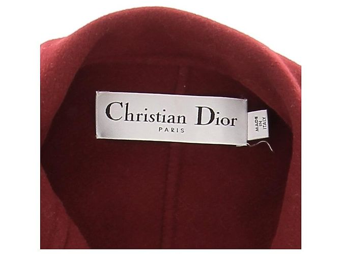 Abrigos Dior T.FR 40 Cachemira Roja - vista 5