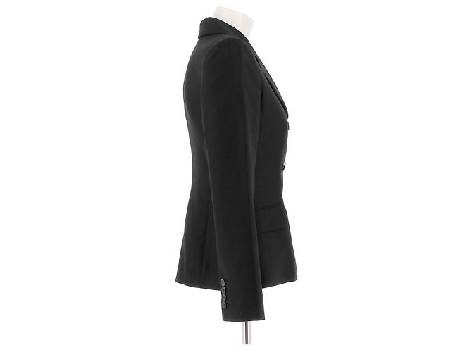 Dior Jacken T.FR 38 Wolle Schwarz - Ansicht 3