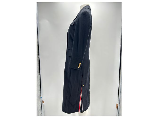 Abrigos Thom Browne T.FR 40 Lana Negro - vista 3