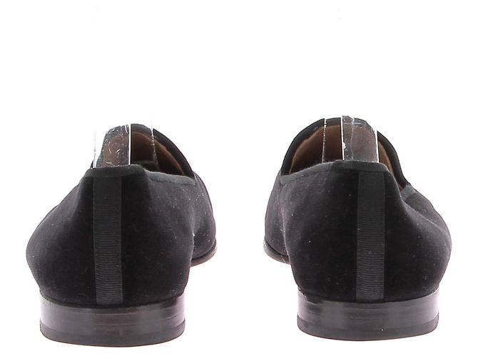 STUBBS & WOOTTON  Flache Schuhe T.US 9 Samt Schwarz - Ansicht 2