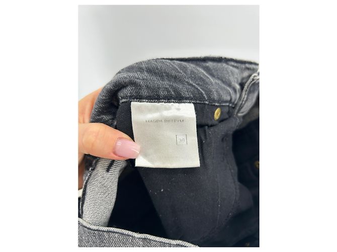 Jeans Magda Butrym T.FR 36 Algodón Gris - vista 2