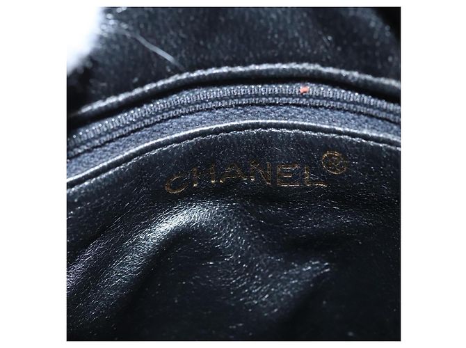 CHANEL Borsa a Mano Matelassé Velluto Arancione Oro CC Auth bs19395 D'oro - vista 19