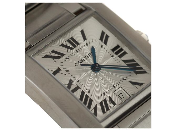 Accessorio CARTIER Tank Francaise in Acciaio Argento - 102071 - vista 6