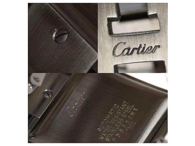 Accessorio CARTIER Tank Francaise in Acciaio Argento - 102071 - vista 7