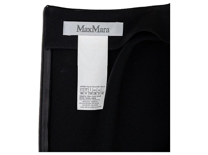 Vestido midi Max Mara Negro - vista 13