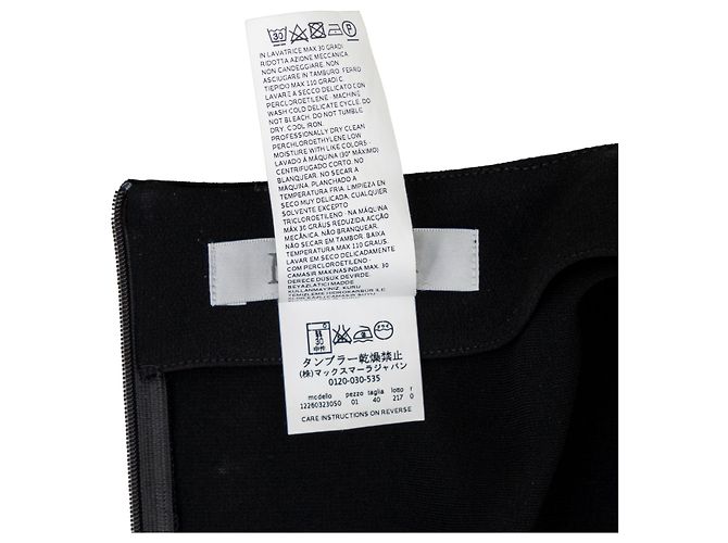 Vestido midi Max Mara Negro - vista 14