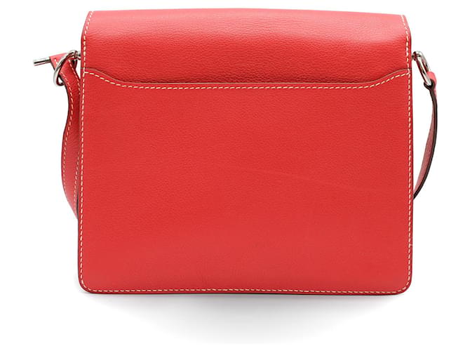 Borsa a Spalla Hermès Roulis Rosso - vista 2